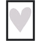 Forever Heart Art Print - Grey