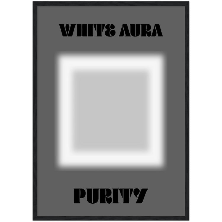 Aura White Purity Art Print