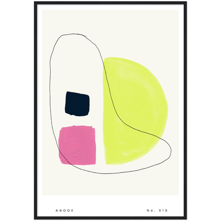 Abstract Yellow Art Prints | Abode No. 010 Prints | Milkshakeliving