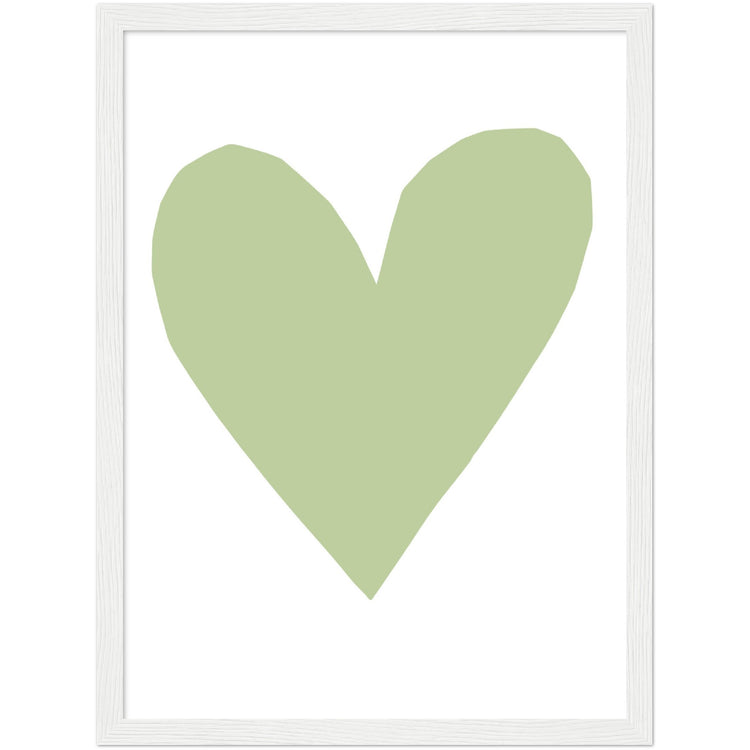 Forever Heart Art Print - Green