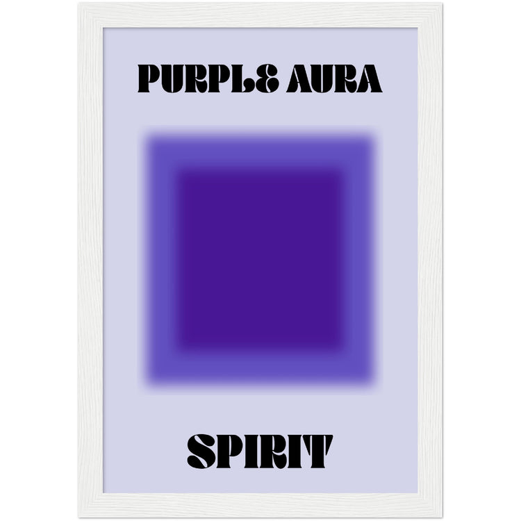 Aura Purple Spirit Art Print