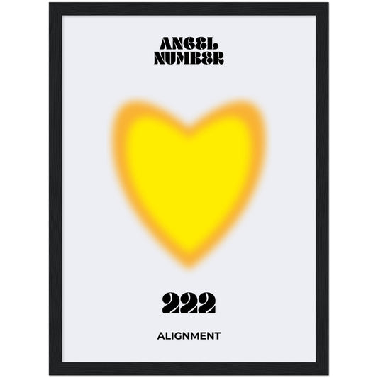 Angel Number 222 Aura Art Print - Alignment