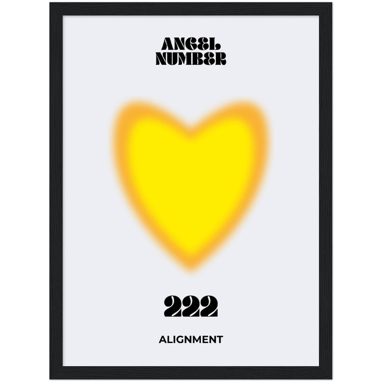 Angel Number 222 Aura Art Print - Alignment