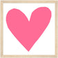 Forever Heart Art Print - Pink