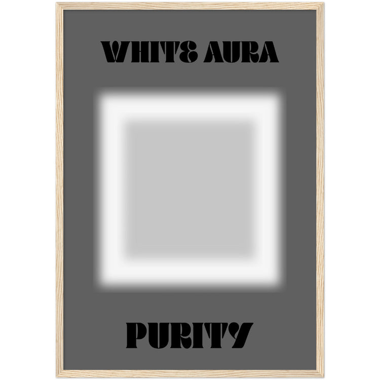 Aura White Purity Art Print