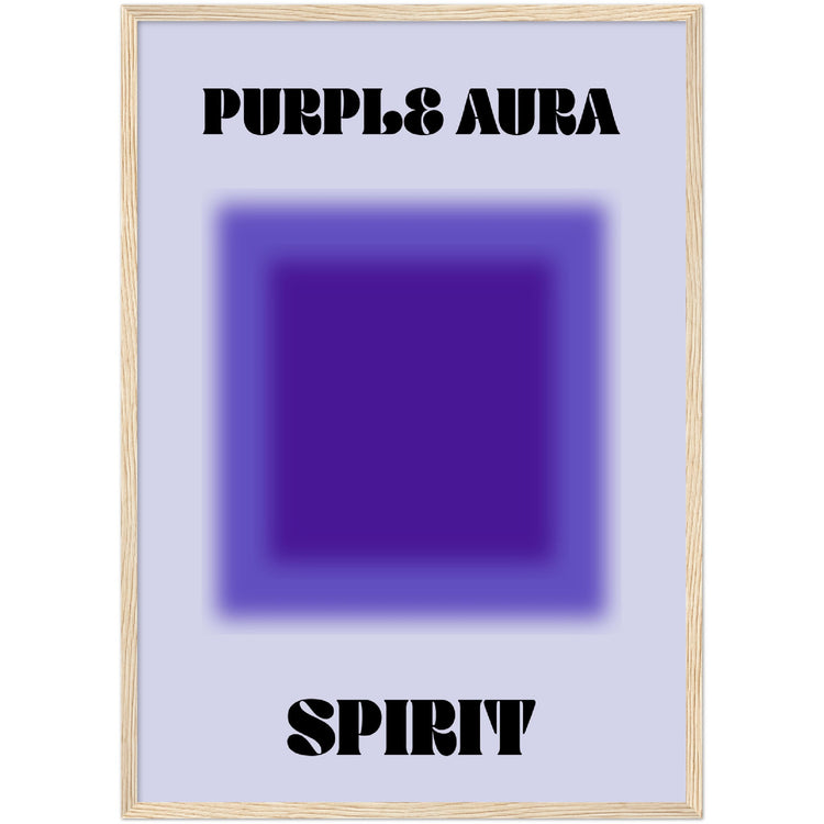 Aura Purple Spirit Art Print