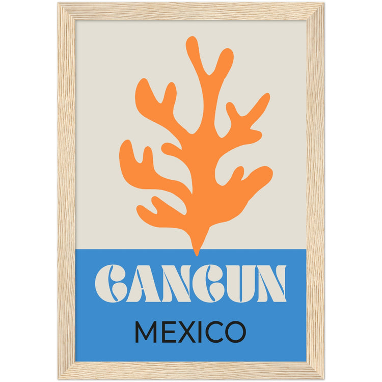 Cancun Mexico Travel Art Print