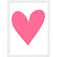 Forever Heart Art Print - Pink