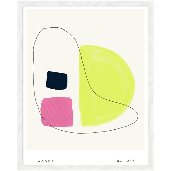 Abstract Yellow Art Prints | Abode No. 010 Prints | Milkshakeliving