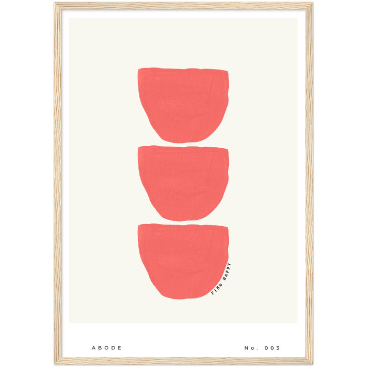 Abode No. 003 Abstract Art Print - Find Happy