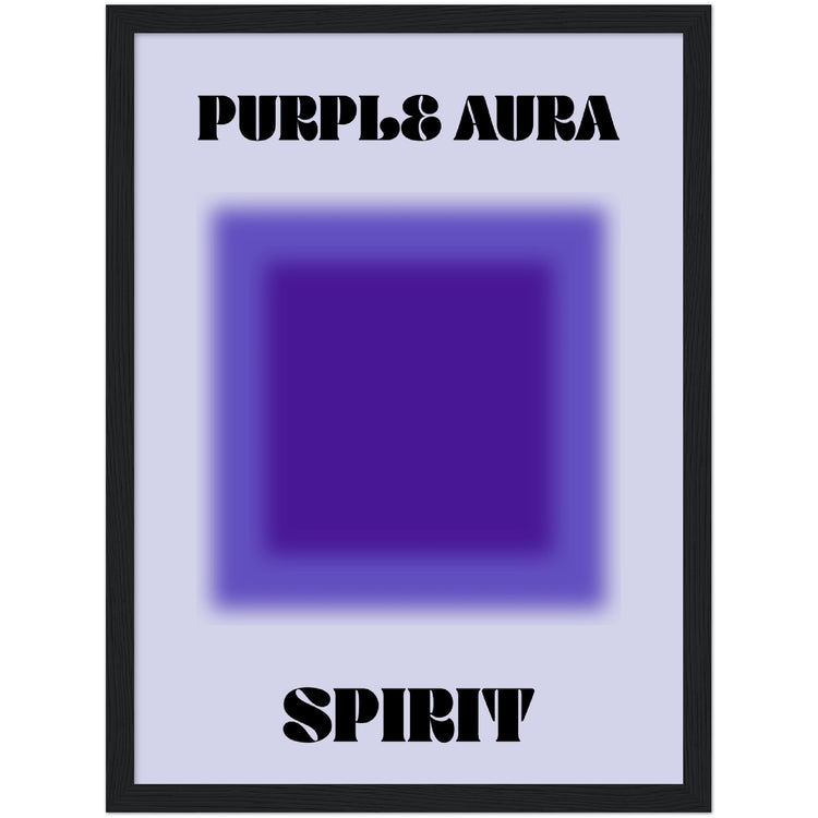 Aura Purple Spirit Art Print