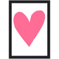 Forever Heart Art Print - Pink