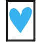 Forever Heart Art Print - Blue