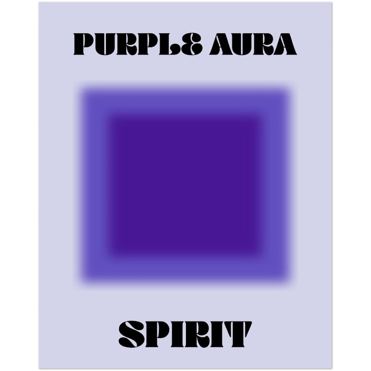 Aura Purple Spirit Art Print