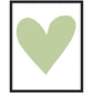 Forever Heart Art Print - Green