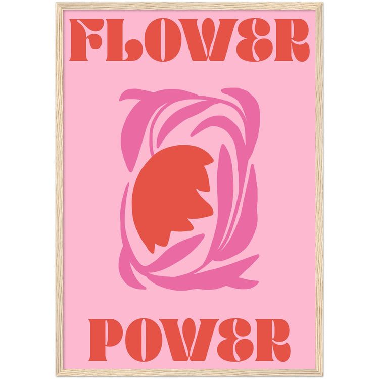 Flower Power Floral Art Print #04