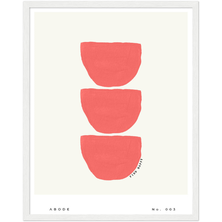 Abode No. 003 Abstract Art Print - Find Happy