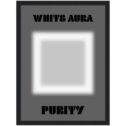 Aura White Purity Art Print