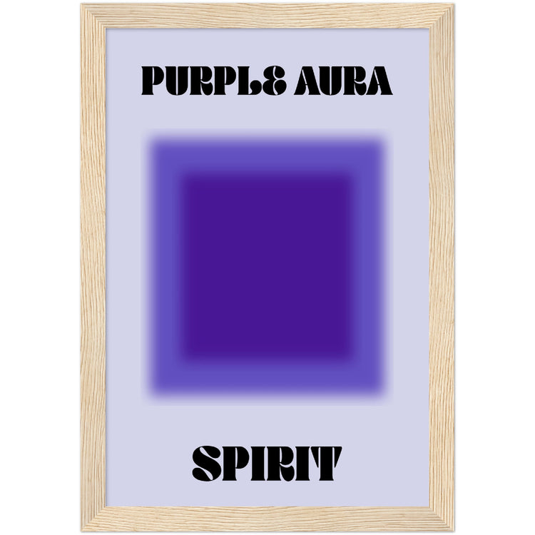 Aura Purple Spirit Art Print