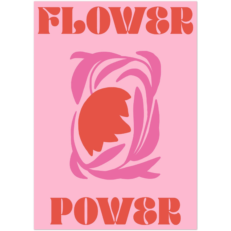 Flower Power Floral Art Print #04