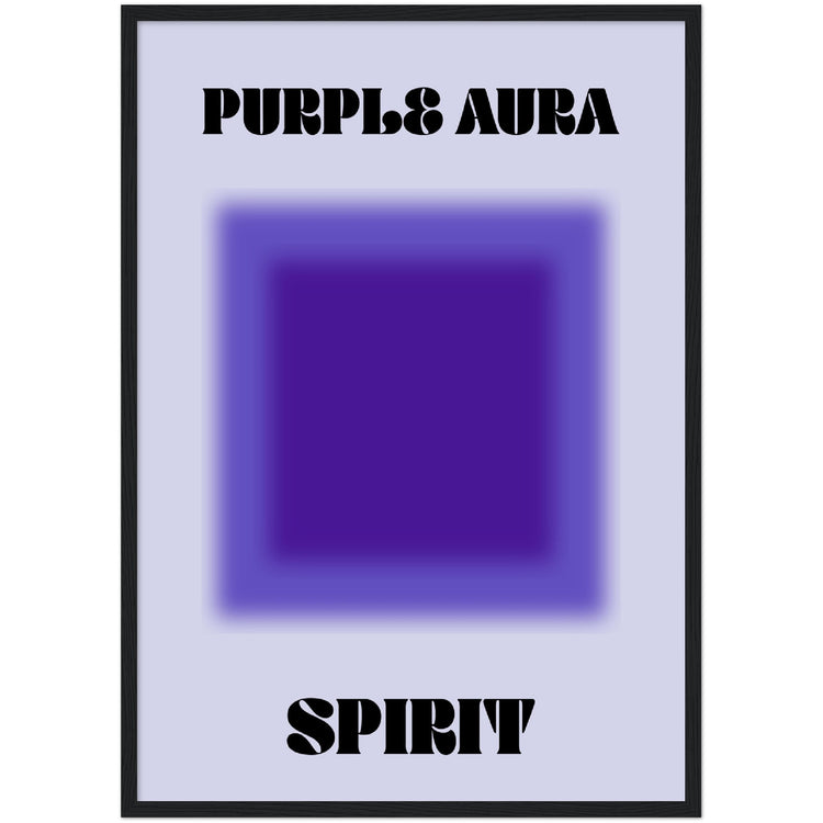 Aura Purple Spirit Art Print