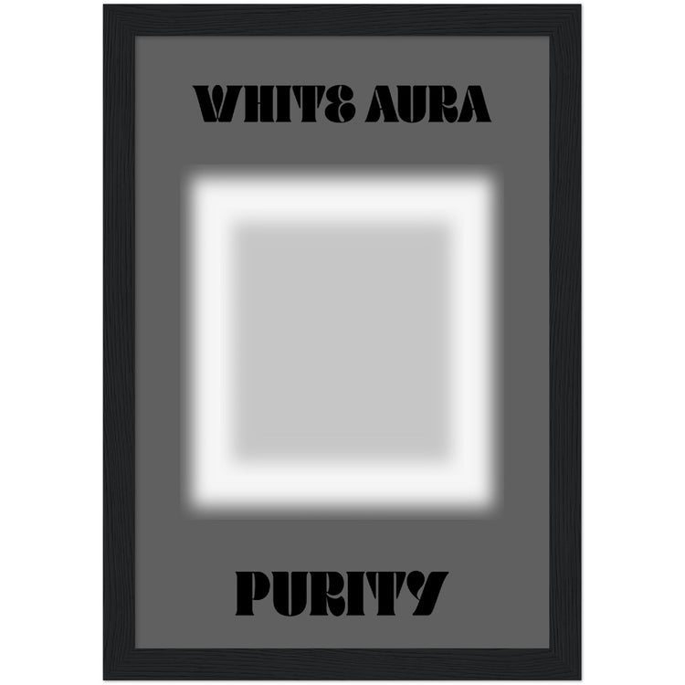 Aura White Purity Art Print