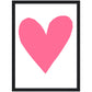 Forever Heart Art Print - Pink