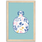 Contemporary Floral Vase Art Print