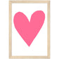 Forever Heart Art Print - Pink