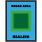 Aura Green Healing Art Print