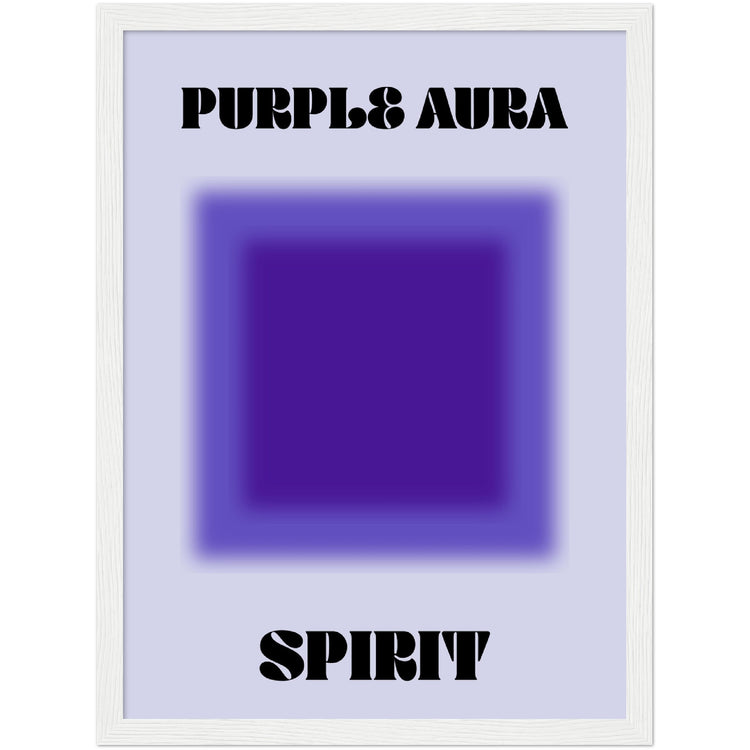 Aura Purple Spirit Art Print