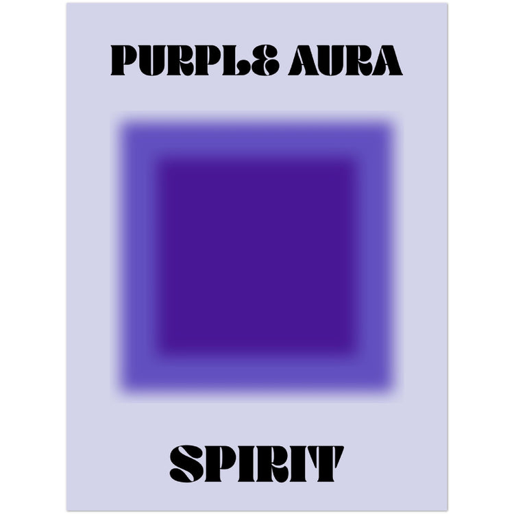 Aura Purple Spirit Art Print