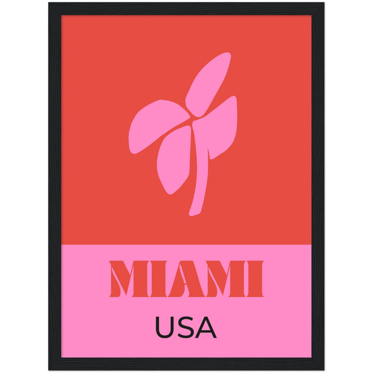 Miami USA Travel Art Print