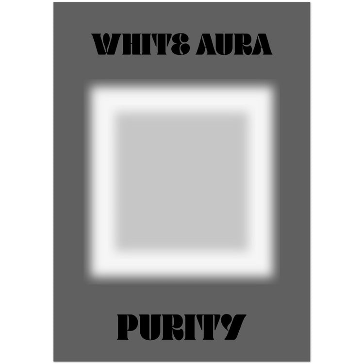 Aura White Purity Art Print