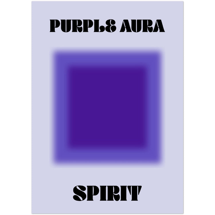 Aura Purple Spirit Art Print