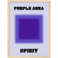 Aura Purple Spirit Art Print