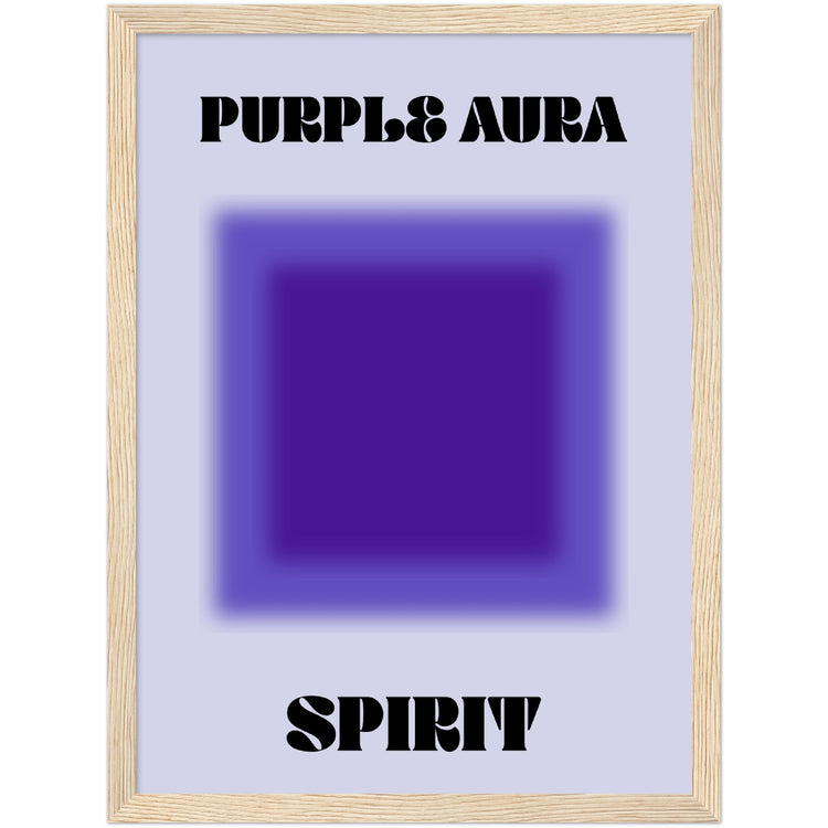 Aura Purple Spirit Art Print