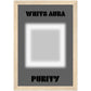 Aura White Purity Art Print