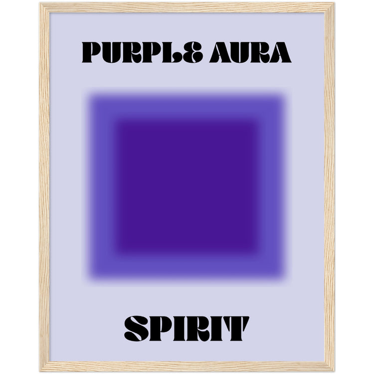 Aura Purple Spirit Art Print